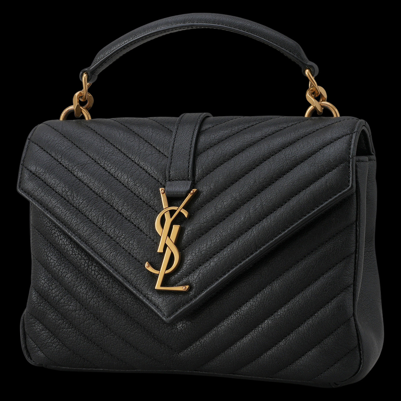YVES SAINT LAURENT(USED)생로랑 600279 컬리지 미디움 백
